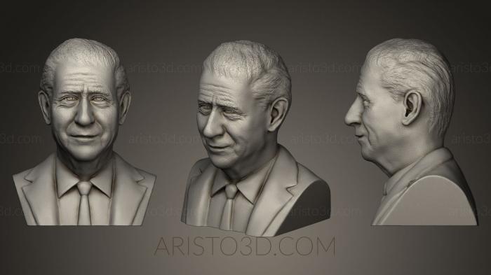 Busts and bas-reliefs of famous people (BUSTC_0500) 3D model for CNC machine